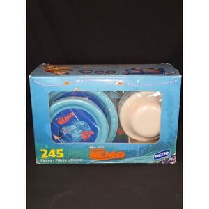 Dixie Disney Pixar‎ Finding Nemo Tableware Fun Pack 245 Pieces Kids Party NEW!